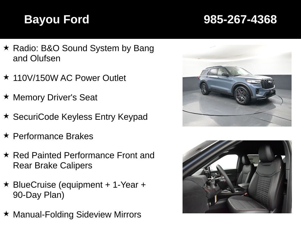 2026 Ford Explorer ST-Line 300A