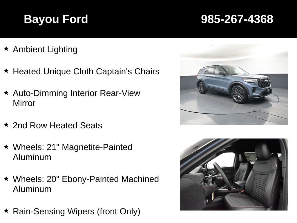 2026 Ford Explorer ST-Line 300A