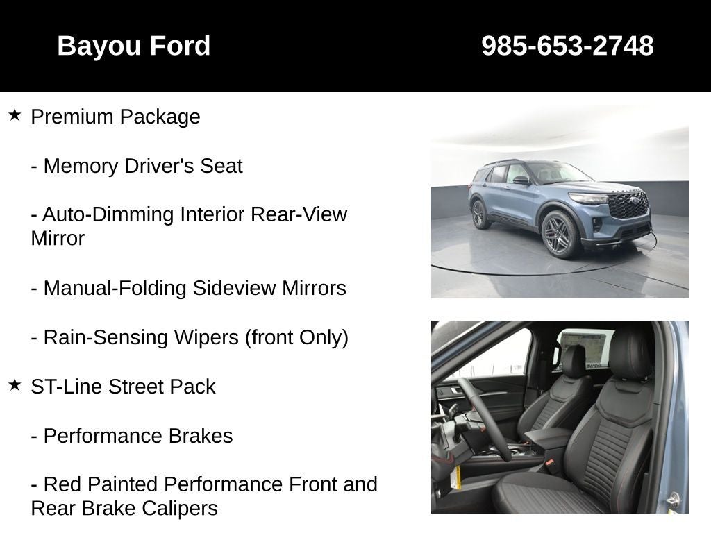 2026 Ford Explorer ST-Line 300A