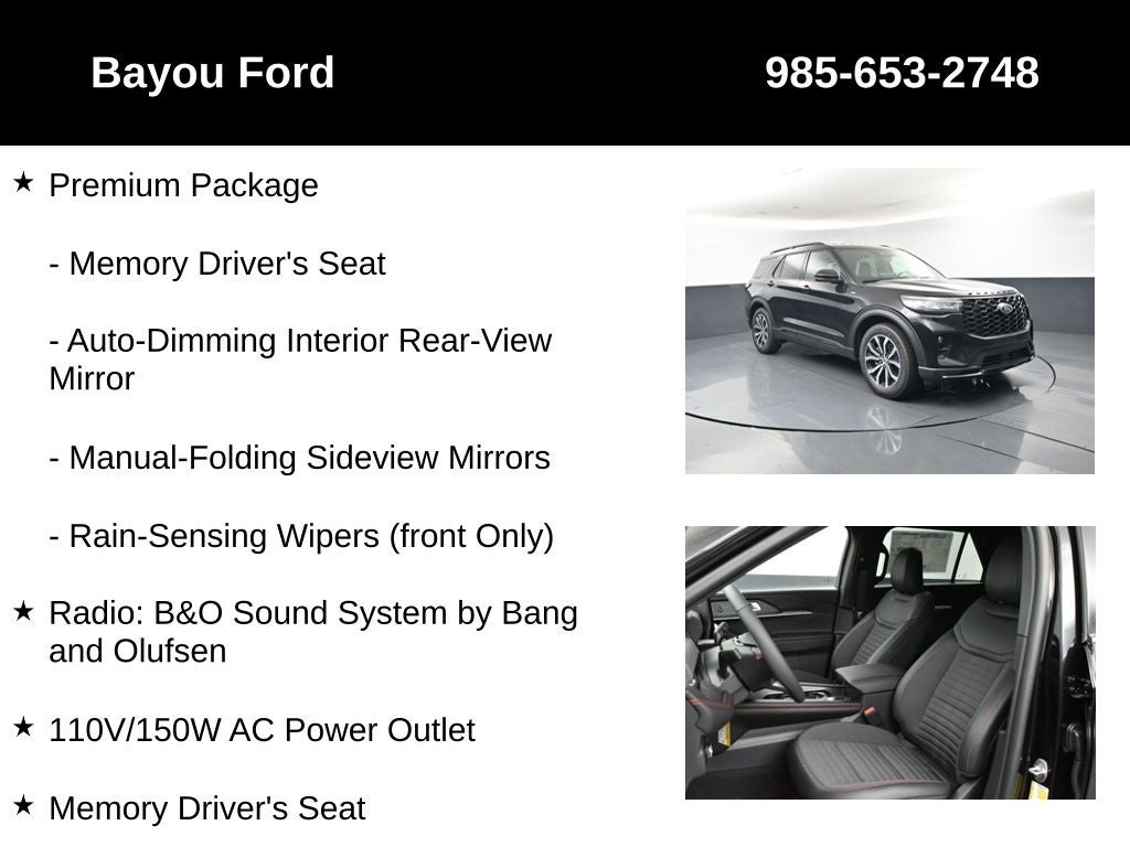 2026 Ford Explorer ST-Line 300A