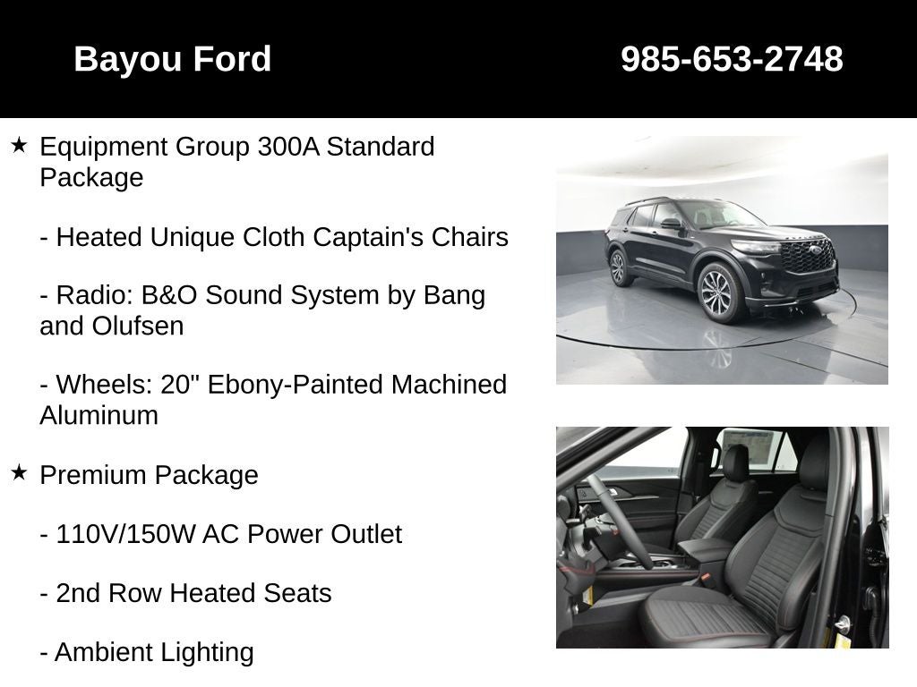 2026 Ford Explorer ST-Line 300A