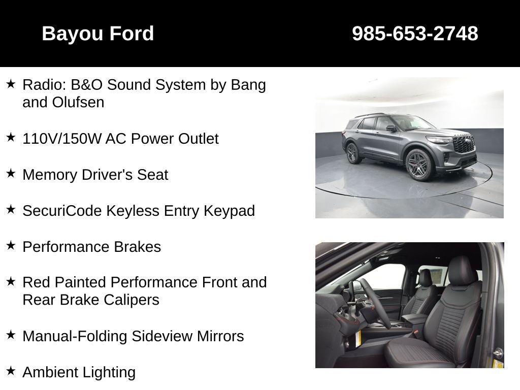 2026 Ford Explorer ST-Line 300A