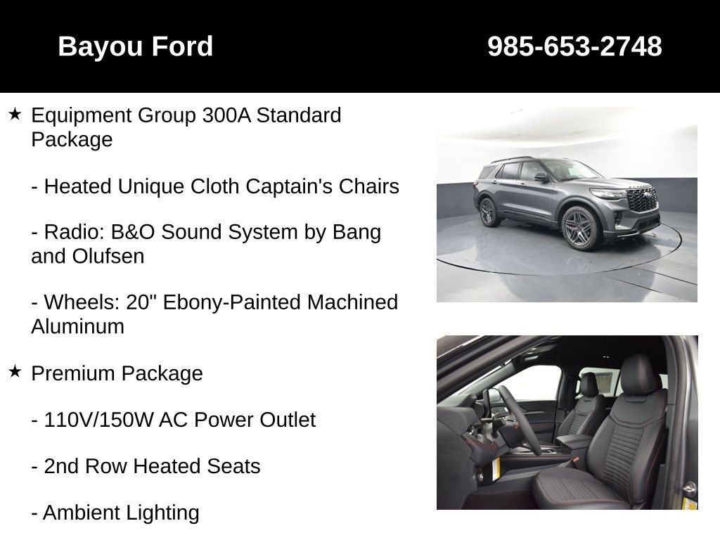 2026 Ford Explorer ST-Line 300A