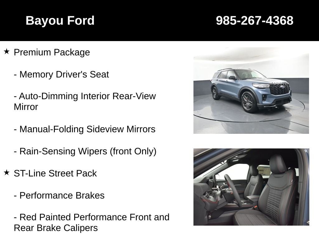 2026 Ford Explorer ST-Line 300A