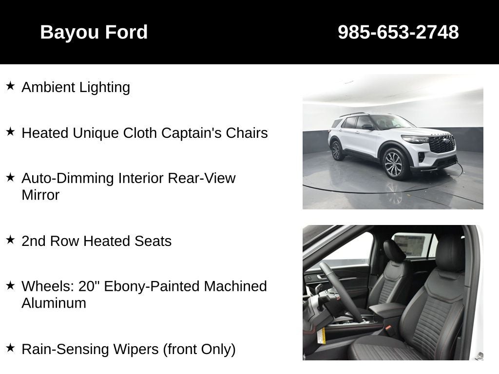 2026 Ford Explorer ST-Line 300A