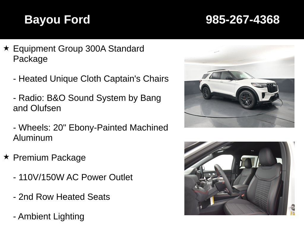 2026 Ford Explorer ST-Line 300A