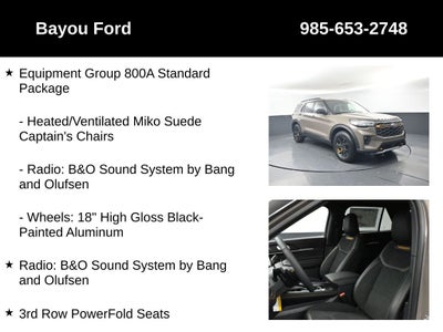 2026 Ford Explorer Tremor 800A