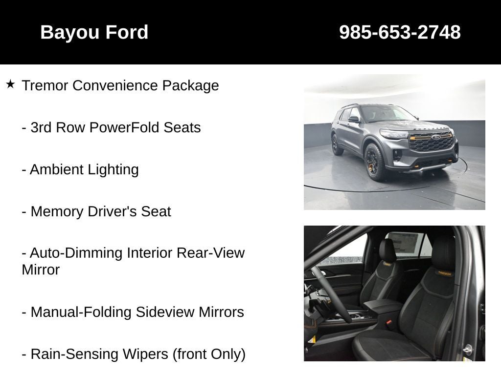 2026 Ford Explorer Tremor 800A