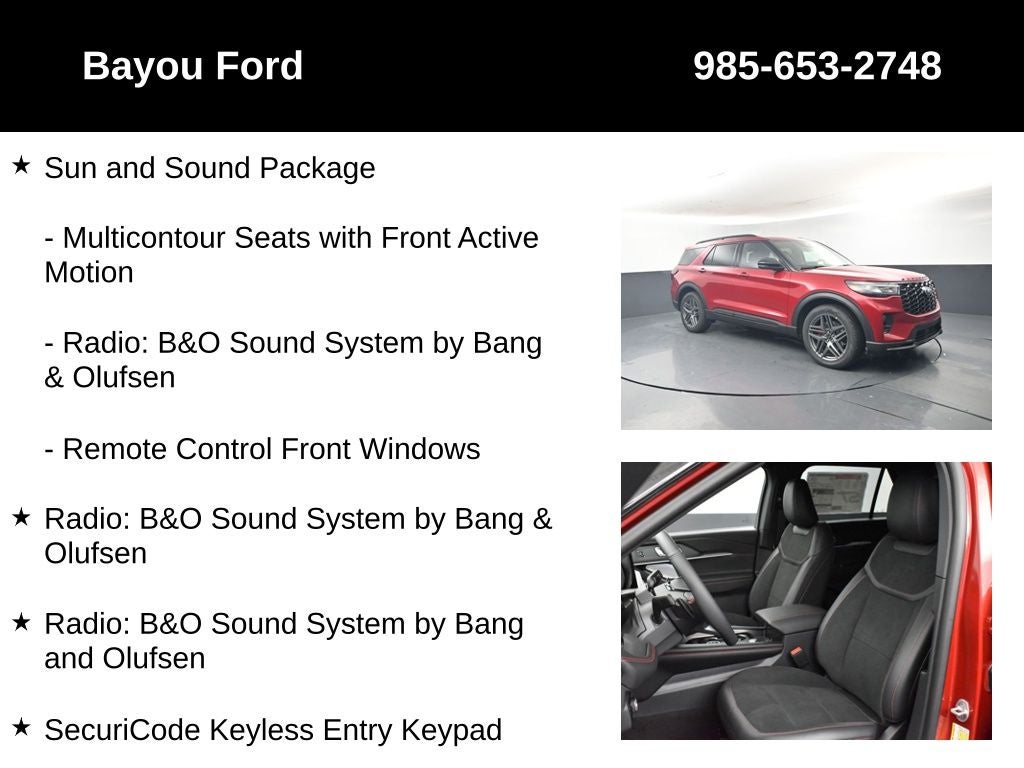 2026 Ford Explorer ST 400A