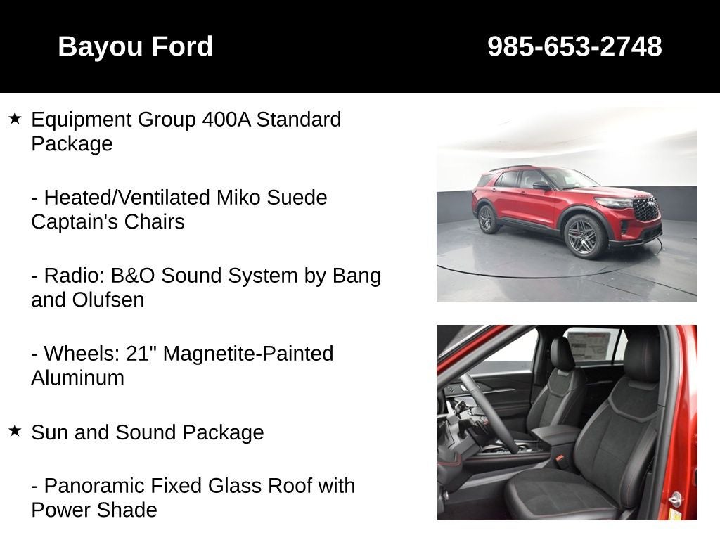 2026 Ford Explorer ST 400A