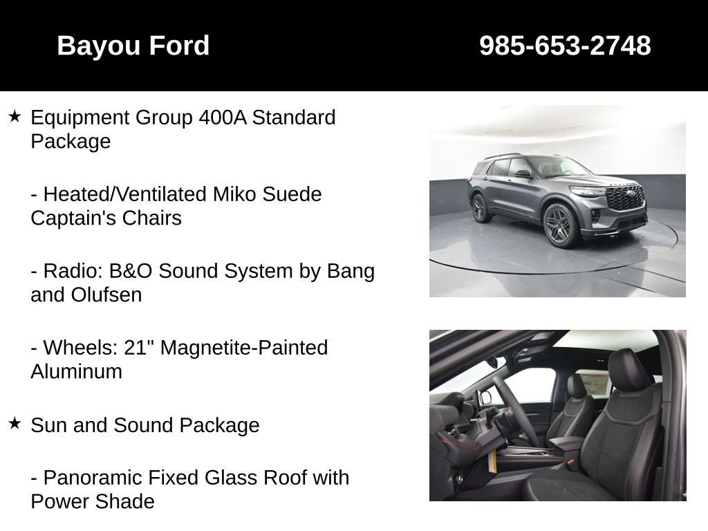 2026 Ford Explorer ST 400A