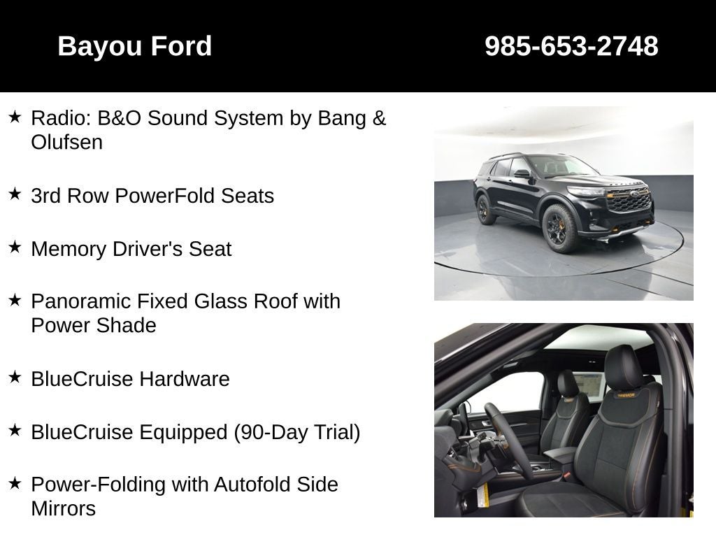 2026 Ford Explorer Tremor 800A