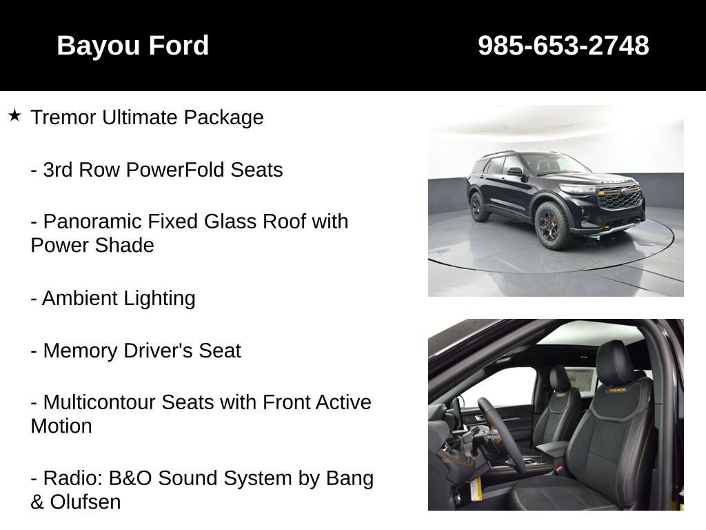 2026 Ford Explorer Tremor 800A