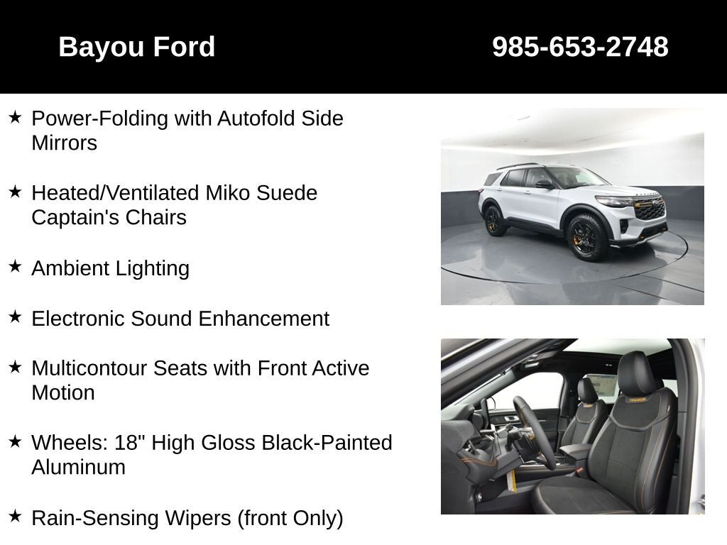 2026 Ford Explorer Tremor 800A