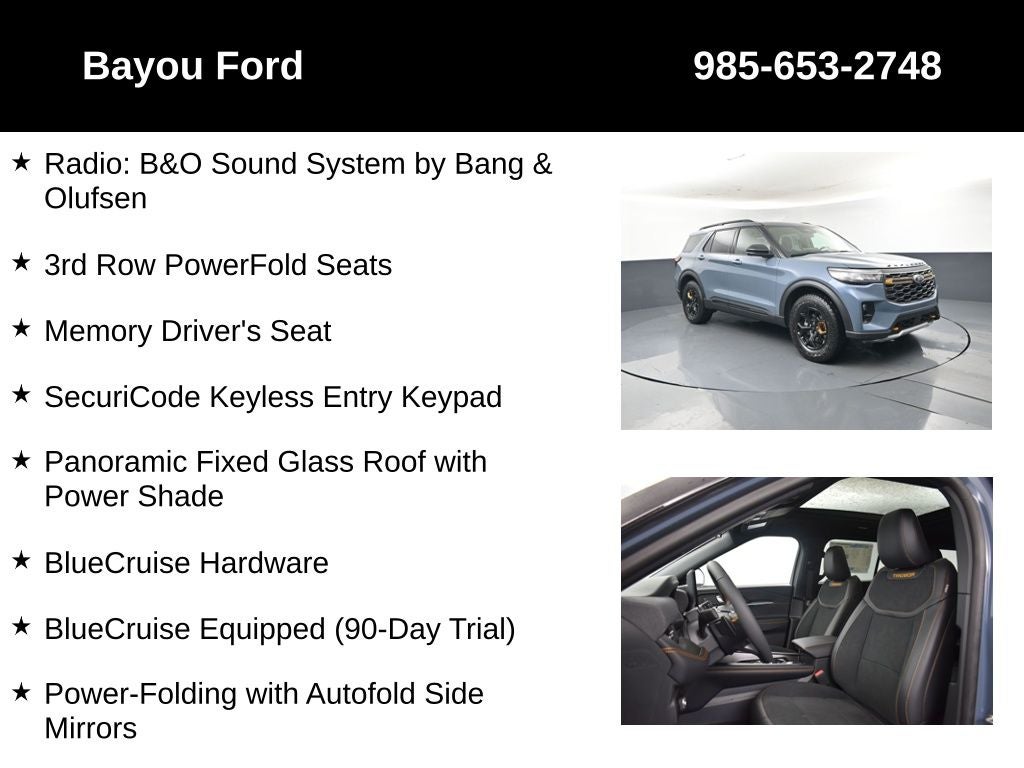 2026 Ford Explorer Tremor 800A