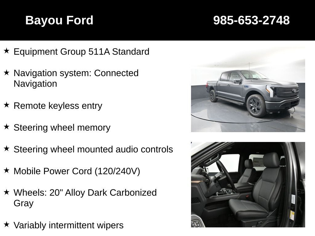 2025 Ford F-150 Lightning Lariat 511A