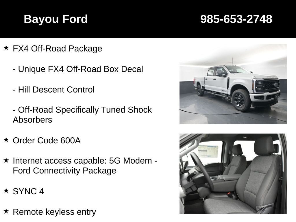 2026 Ford F-250SD STX 600A