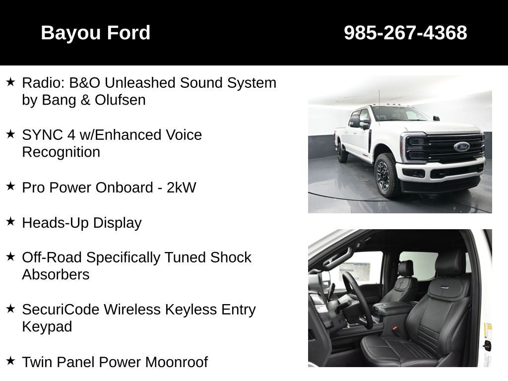 2025 Ford F-250SD Platinum 703A