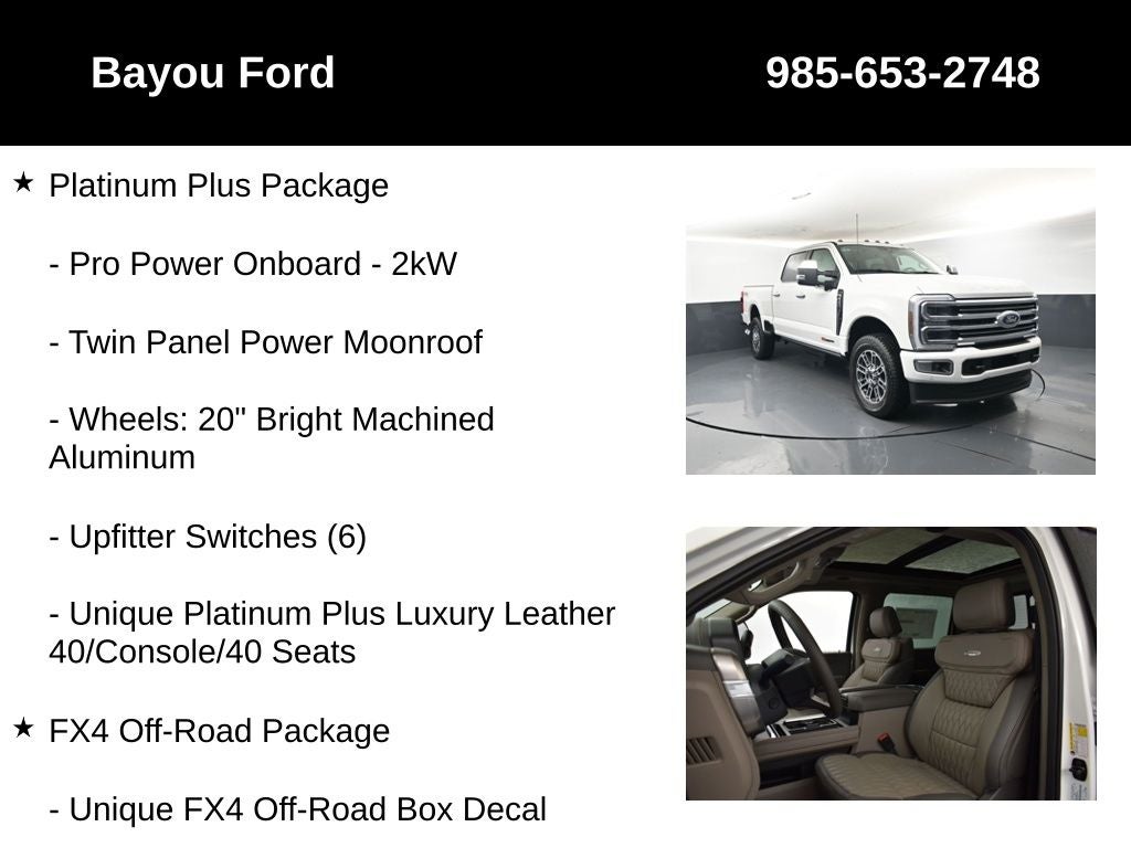 2026 Ford F-250SD Platinum 703A