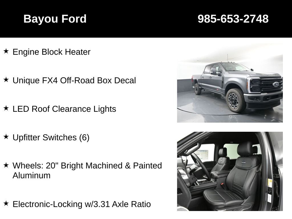 2026 Ford F-250SD Platinum 703A