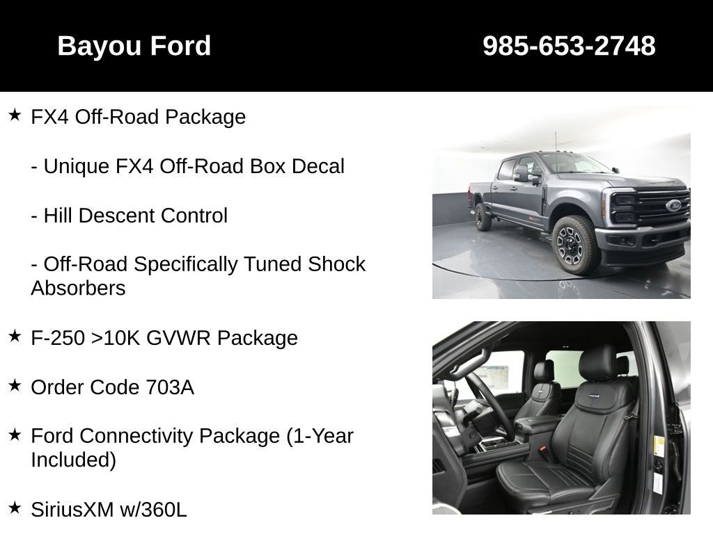 2026 Ford F-250SD Platinum 703A