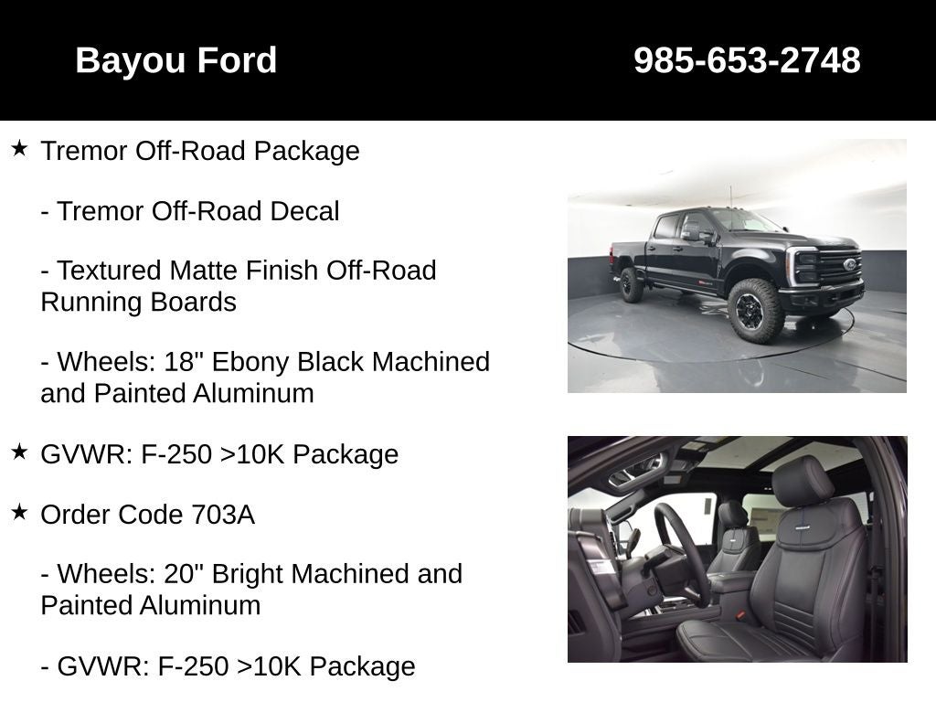 2026 Ford F-250SD Platinum 703A