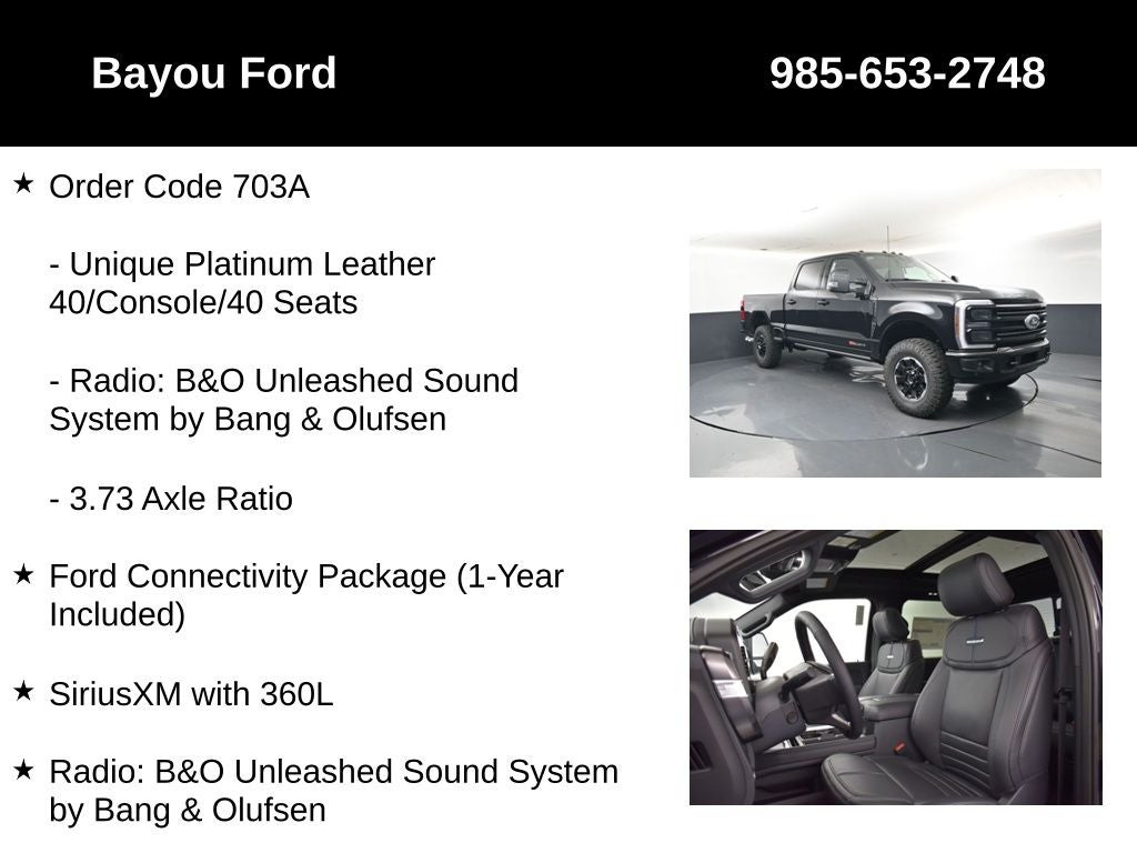 2026 Ford F-250SD Platinum 703A