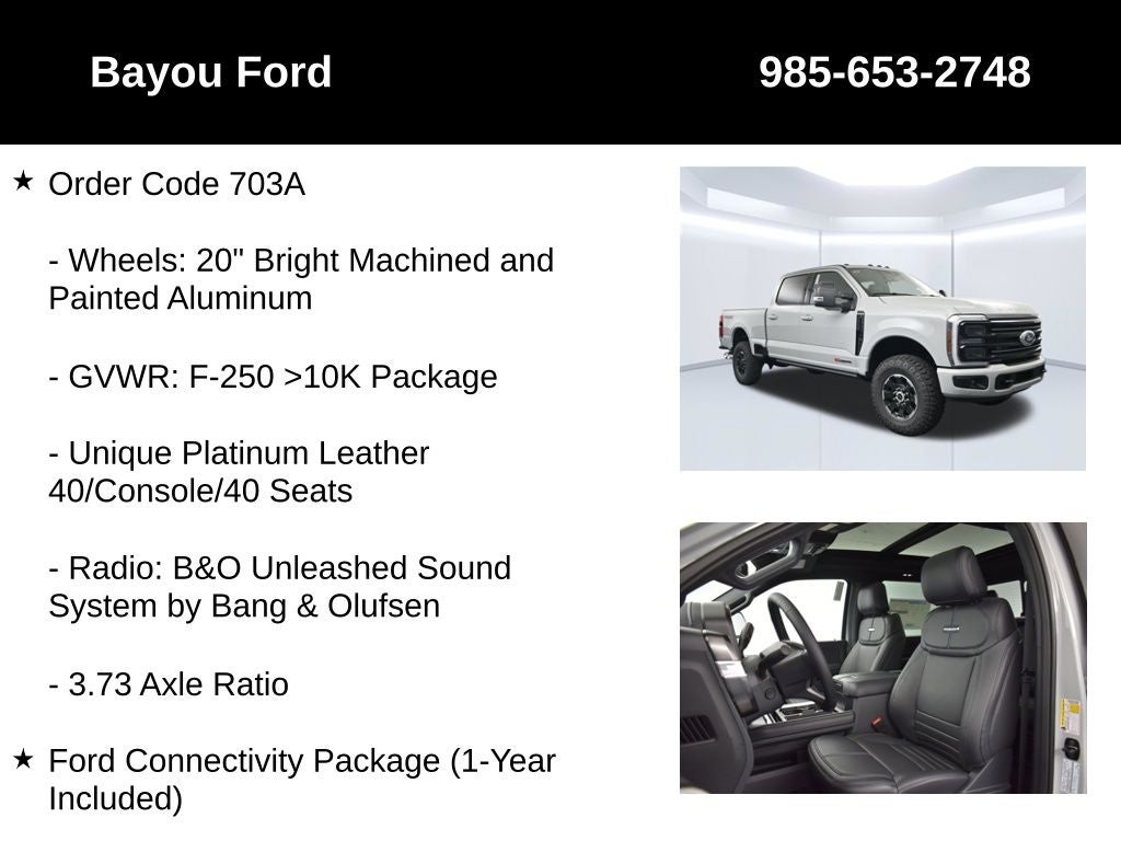 2026 Ford F-250SD Platinum 703A