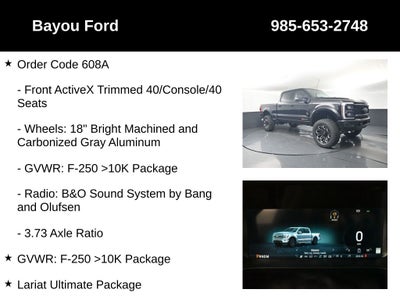 2026 Ford F-250SD SCA Black Widow