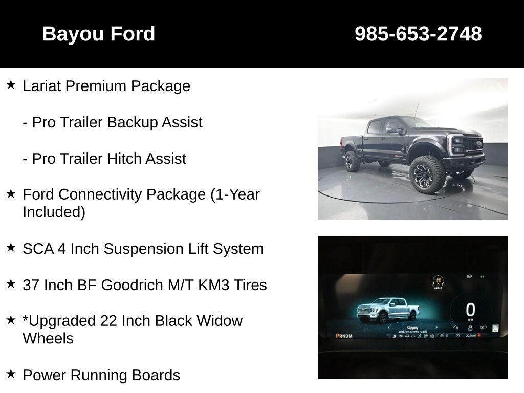 2026 Ford F-250SD SCA Black Widow