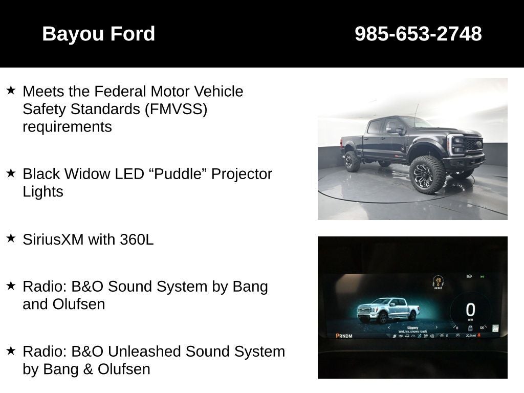 2026 Ford F-250SD SCA Black Widow