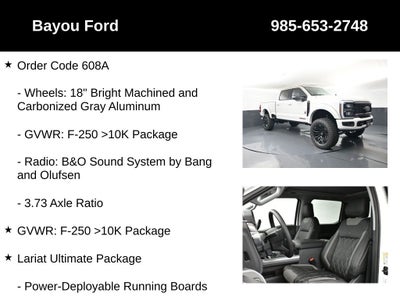 2026 Ford F-250SD SCA Black Widow