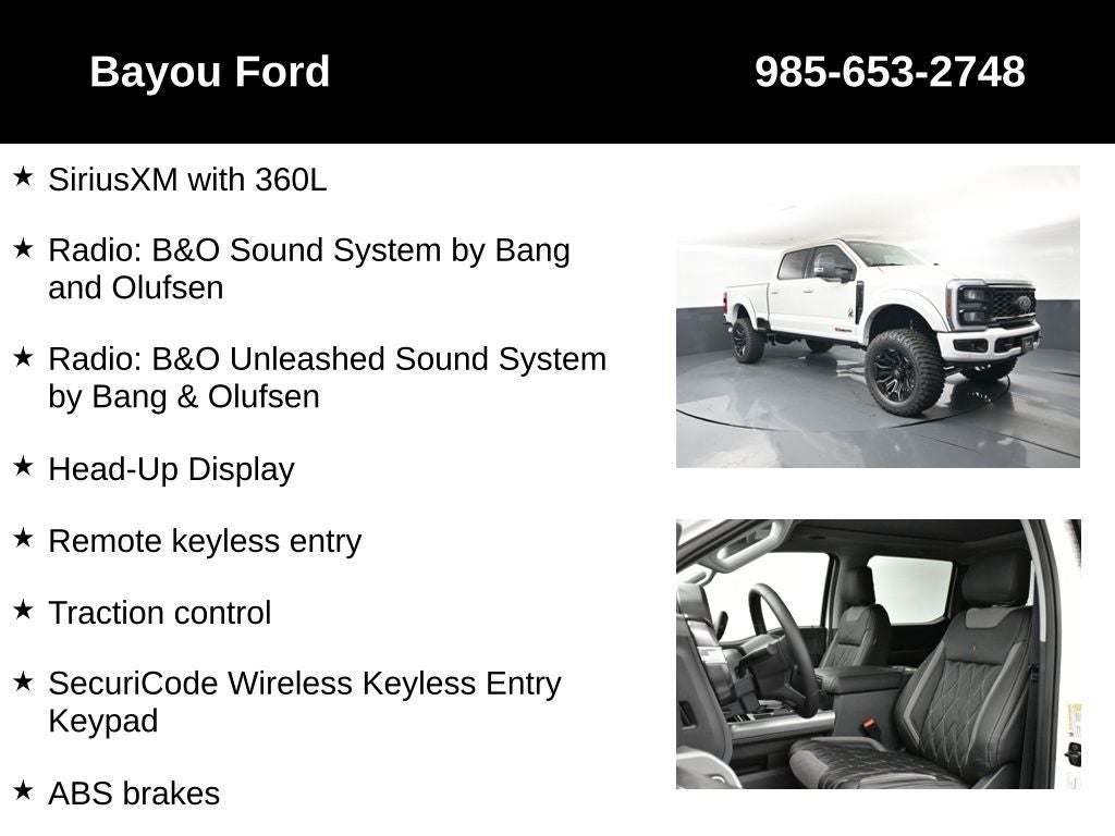 2026 Ford F-250SD SCA Black Widow