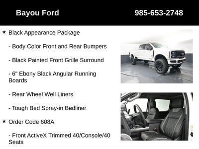 2026 Ford F-250SD SCA Black Widow