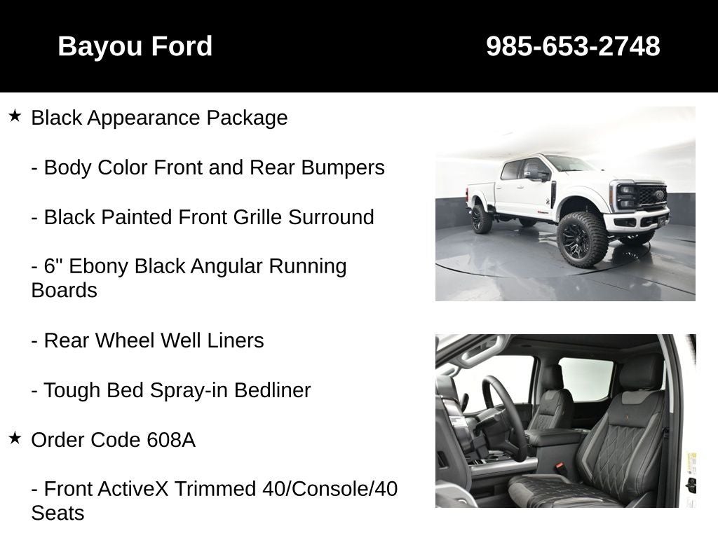 2026 Ford F-250SD SCA Black Widow