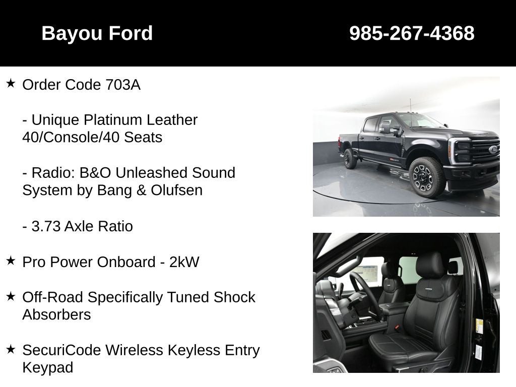 2025 Ford F-250SD Platinum 703A