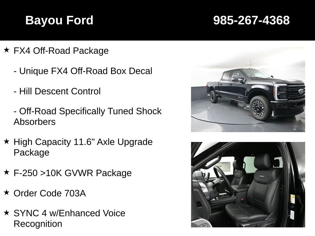 2025 Ford F-250SD Platinum 703A