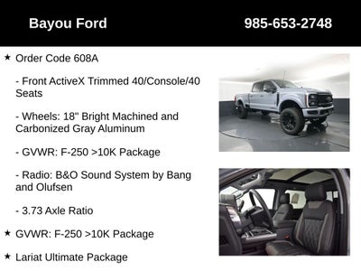 2026 Ford F-250SD SCA Black Widow
