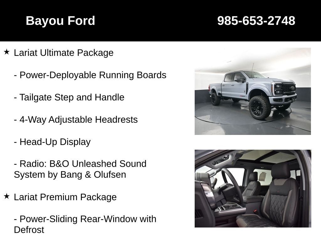 2026 Ford F-250SD SCA Black Widow