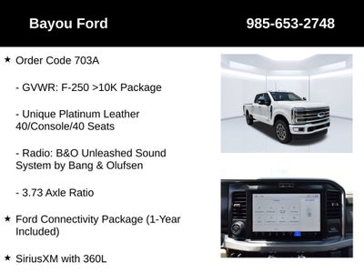 2026 Ford F-250SD Platinum 703A
