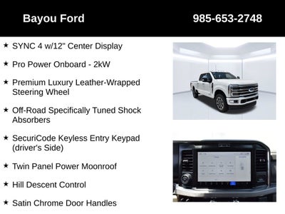 2026 Ford F-250SD Platinum 703A