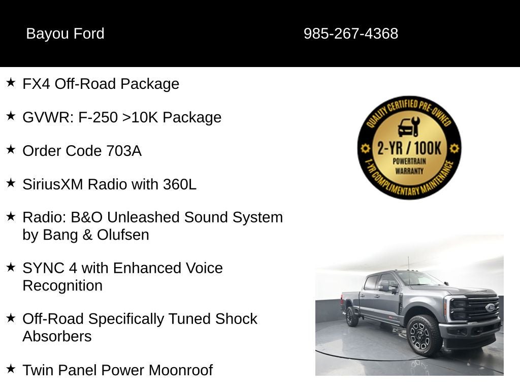 2025 Ford F-250SD Platinum 703A
