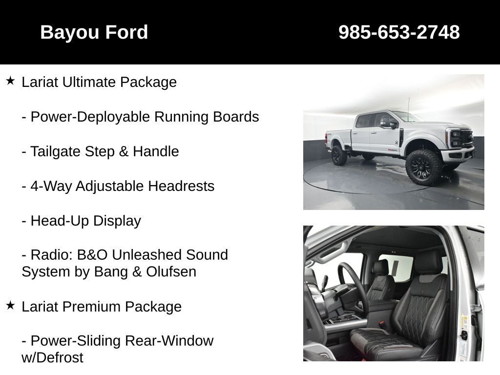 2026 Ford F-250SD SCA Black Widow