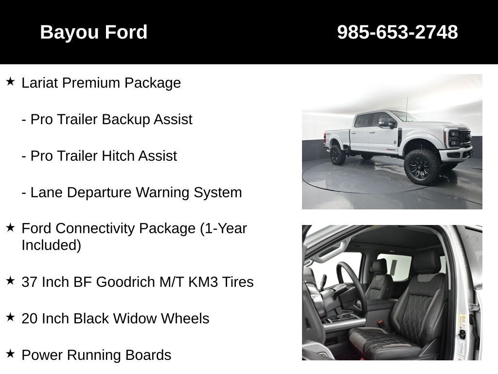 2026 Ford F-250SD SCA Black Widow