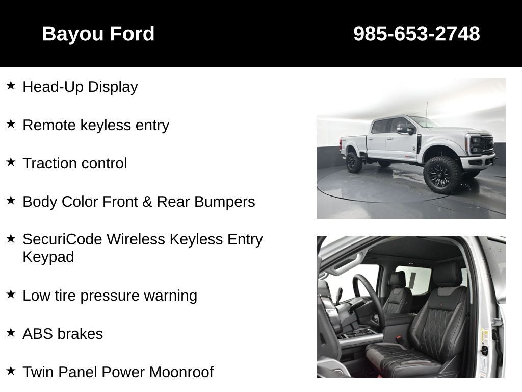 2026 Ford F-250SD SCA Black Widow