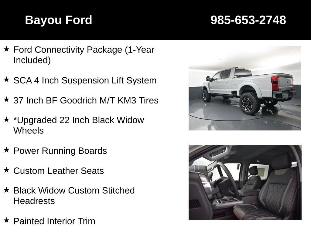 2026 Ford F-250SD SCA Black Widow