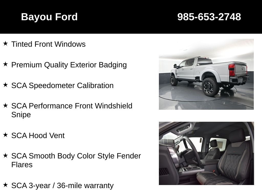 2026 Ford F-250SD SCA Black Widow