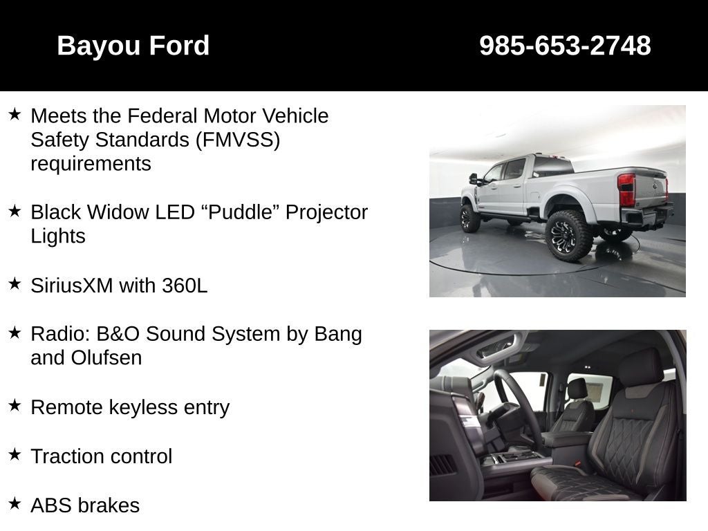 2026 Ford F-250SD SCA Black Widow