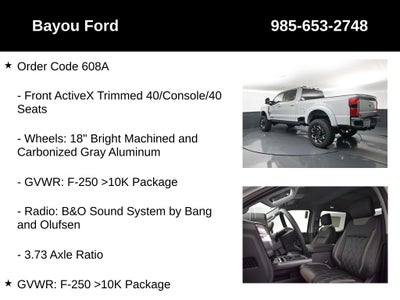 2026 Ford F-250SD SCA Black Widow