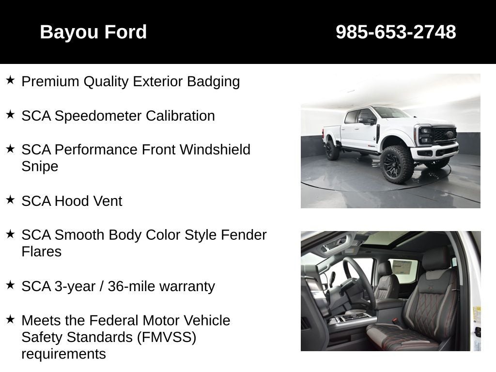 2026 Ford F-250SD SCA Black Widow
